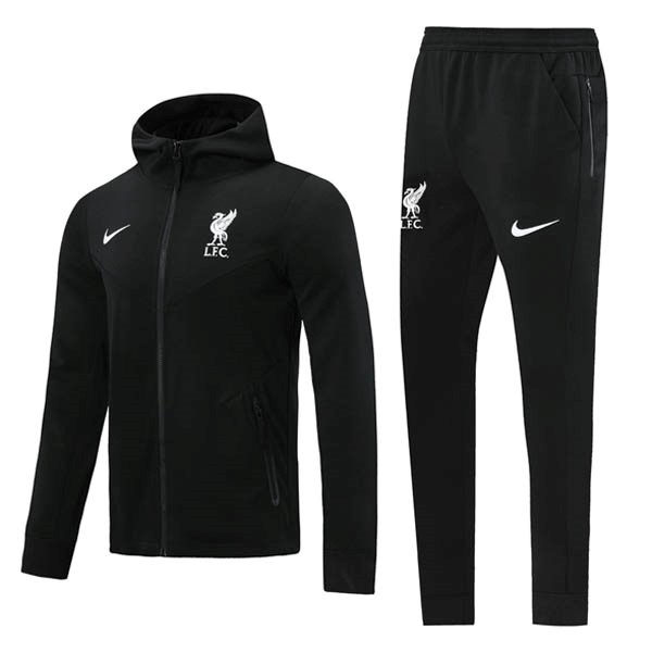 Sweat Shirt Capuche Liverpool 2020-2021 Noir